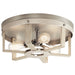 Kichler Canada - Three Light Flush Mount - Peyton - White Washed Wood- Union Lighting Luminaires Decor