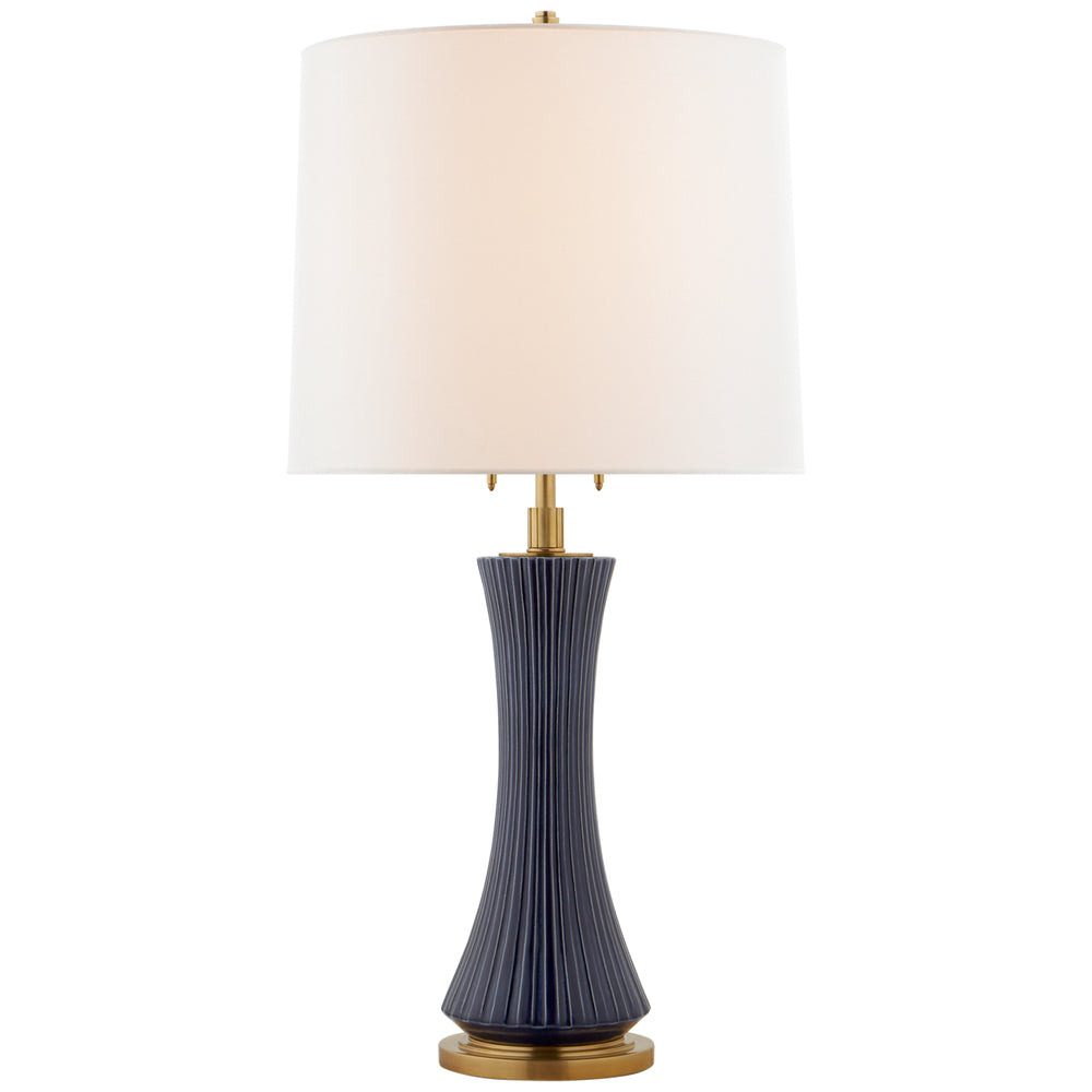 Visual Comfort Signature Canada - Two Light Table Lamp - Elena - Denim Porcelain- Union Lighting Luminaires Decor