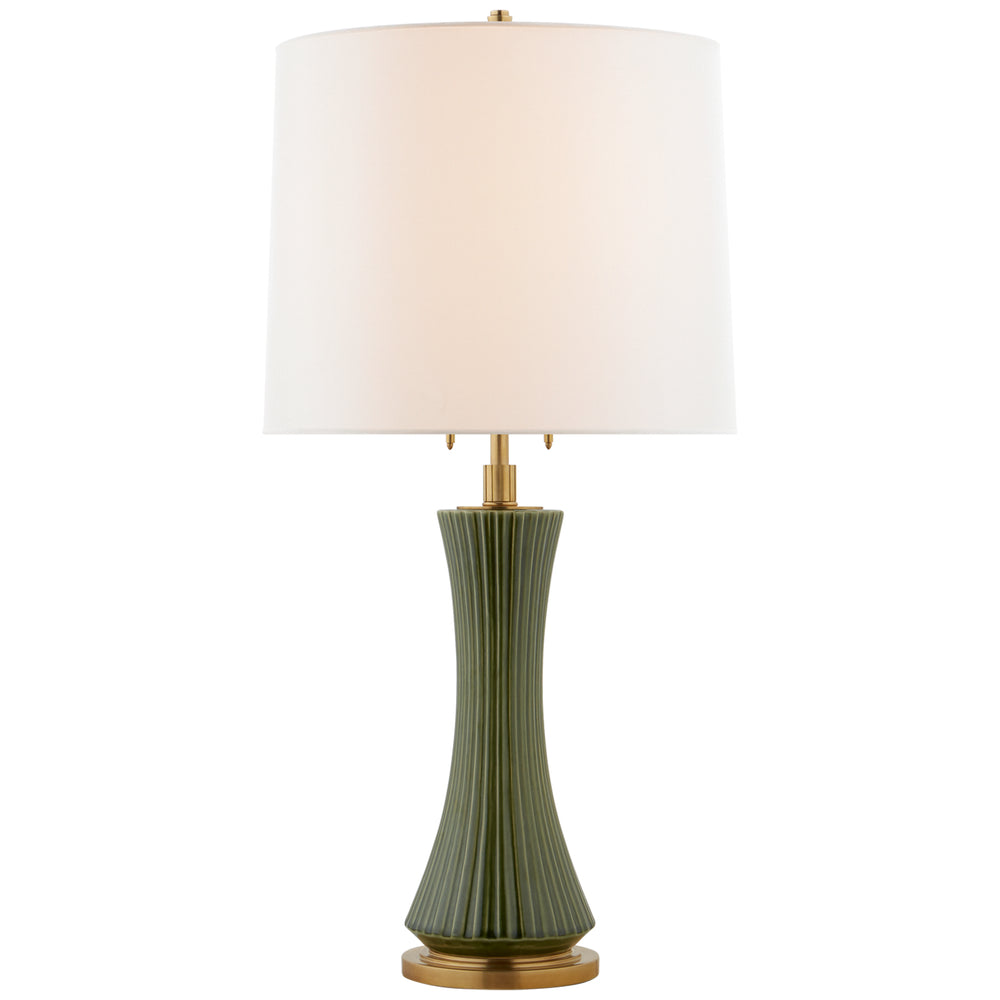 Visual Comfort Signature Canada - Two Light Table Lamp - Elena - Emerald Green- Union Lighting Luminaires Decor