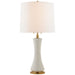 Visual Comfort Signature Canada - Two Light Table Lamp - Elena - White Crackle- Union Lighting Luminaires Decor