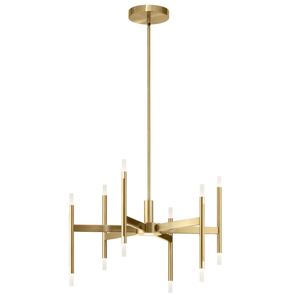 Kichler Canada - LED Chandelier - Kizette - Champagne Gold- Union Lighting Luminaires Decor