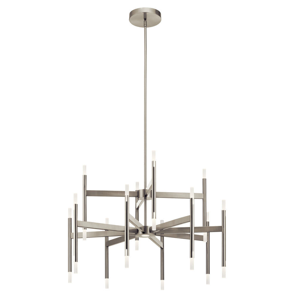 Kichler Canada - LED Chandelier - Kizette - Brushed Nickel- Union Lighting Luminaires Decor