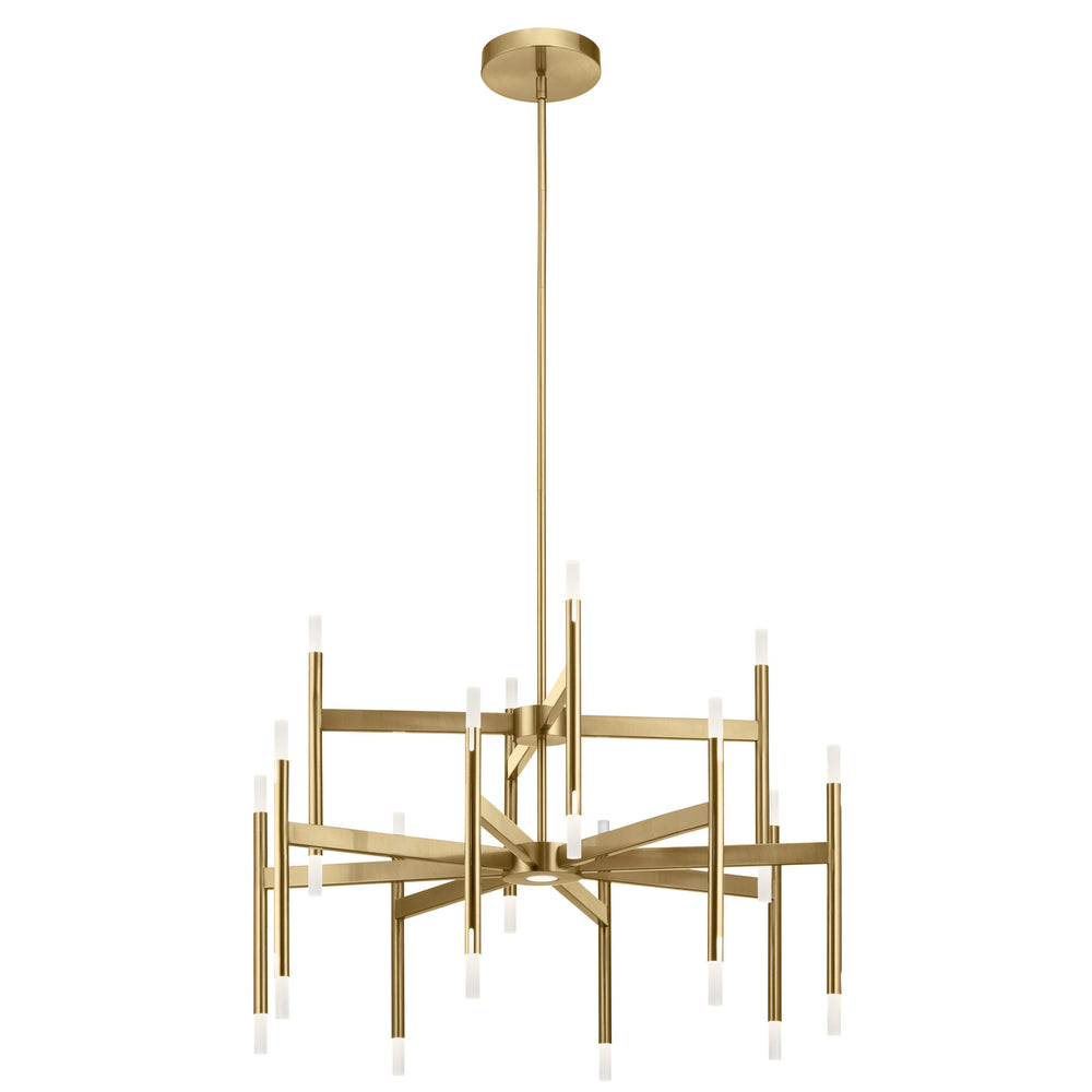 Kichler Canada - LED Chandelier - Kizette - Champagne Gold- Union Lighting Luminaires Decor