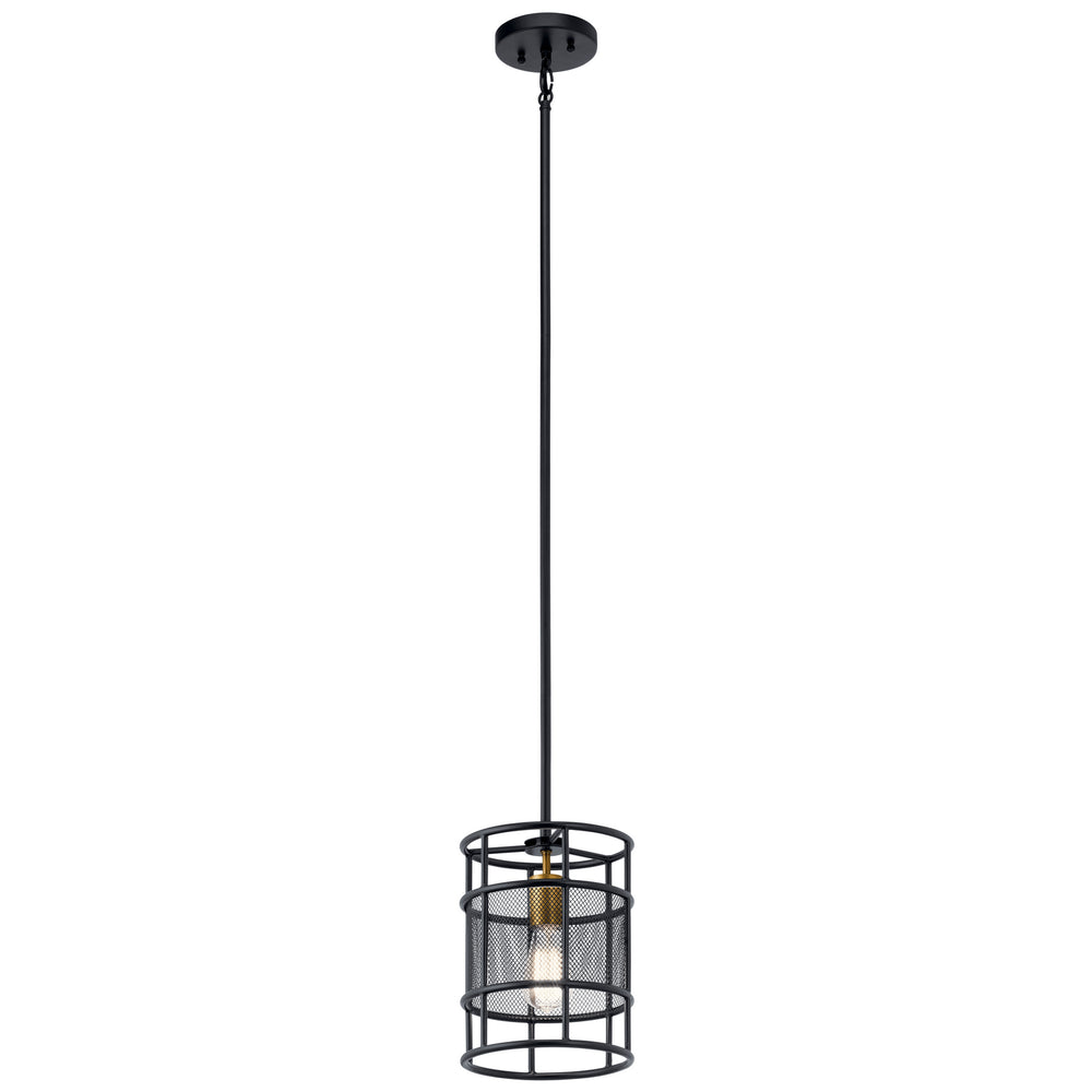 Kichler Canada - One Light Mini Pendant - Piston - Black- Union Lighting Luminaires Decor