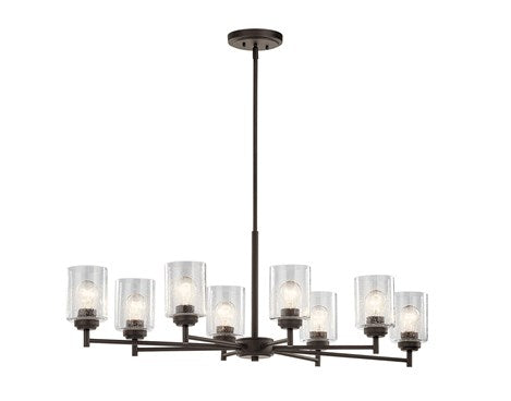 Kichler Canada - Eight Light Chandelier - Winslow - Olde Bronze- Union Lighting Luminaires Decor