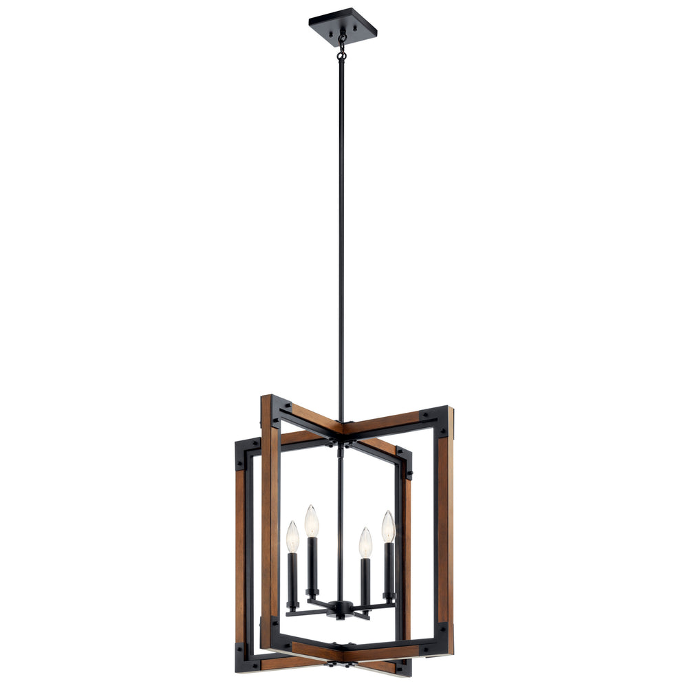 Kichler Canada - Four Light Foyer Pendant - Marimount - Auburn Stained Finish- Union Lighting Luminaires Decor