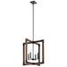 Kichler Canada - Four Light Foyer Pendant - Marimount - Auburn Stained Finish- Union Lighting Luminaires Decor
