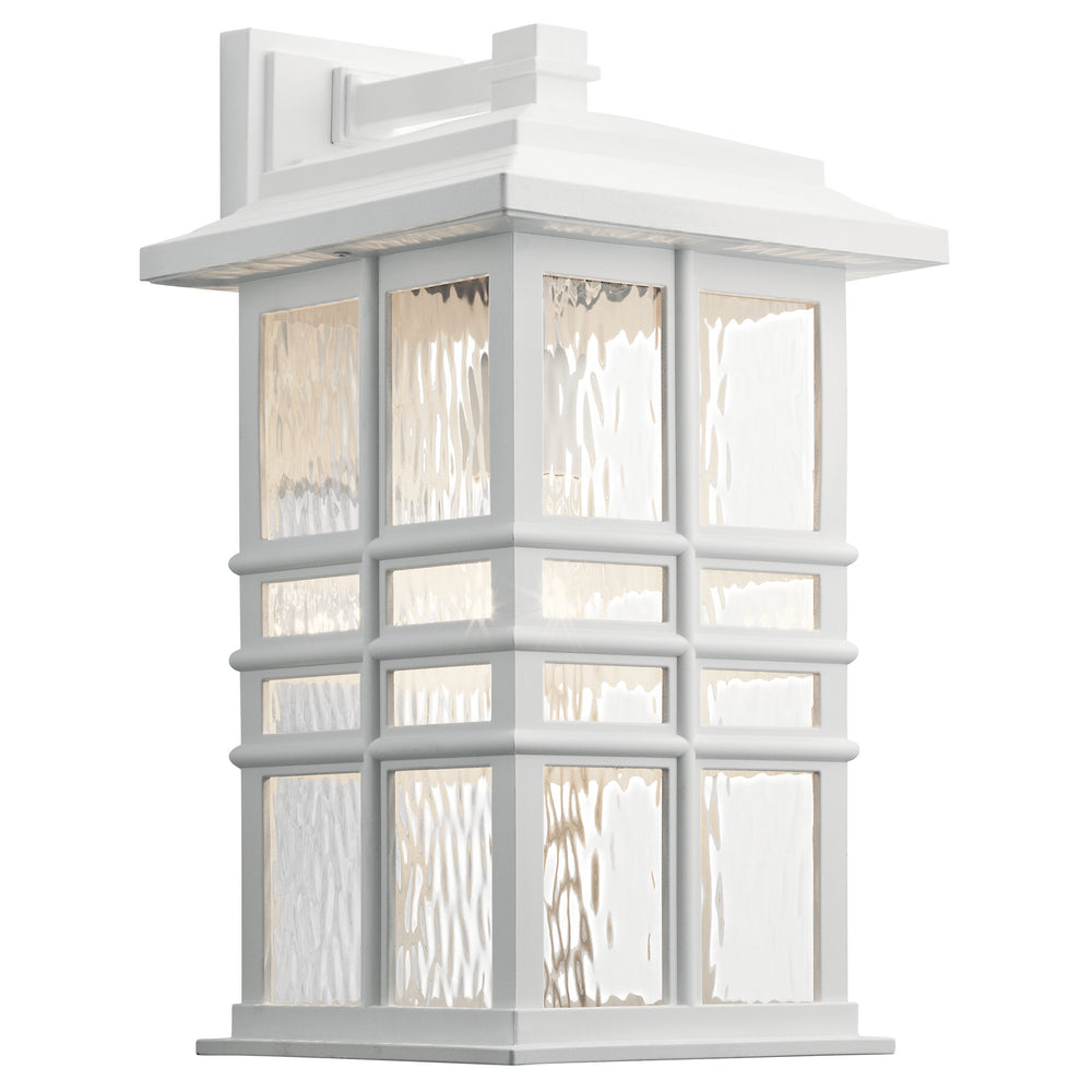 Kichler Canada - One Light Outdoor Wall Mount - Beacon Square - White- Union Lighting Luminaires Decor