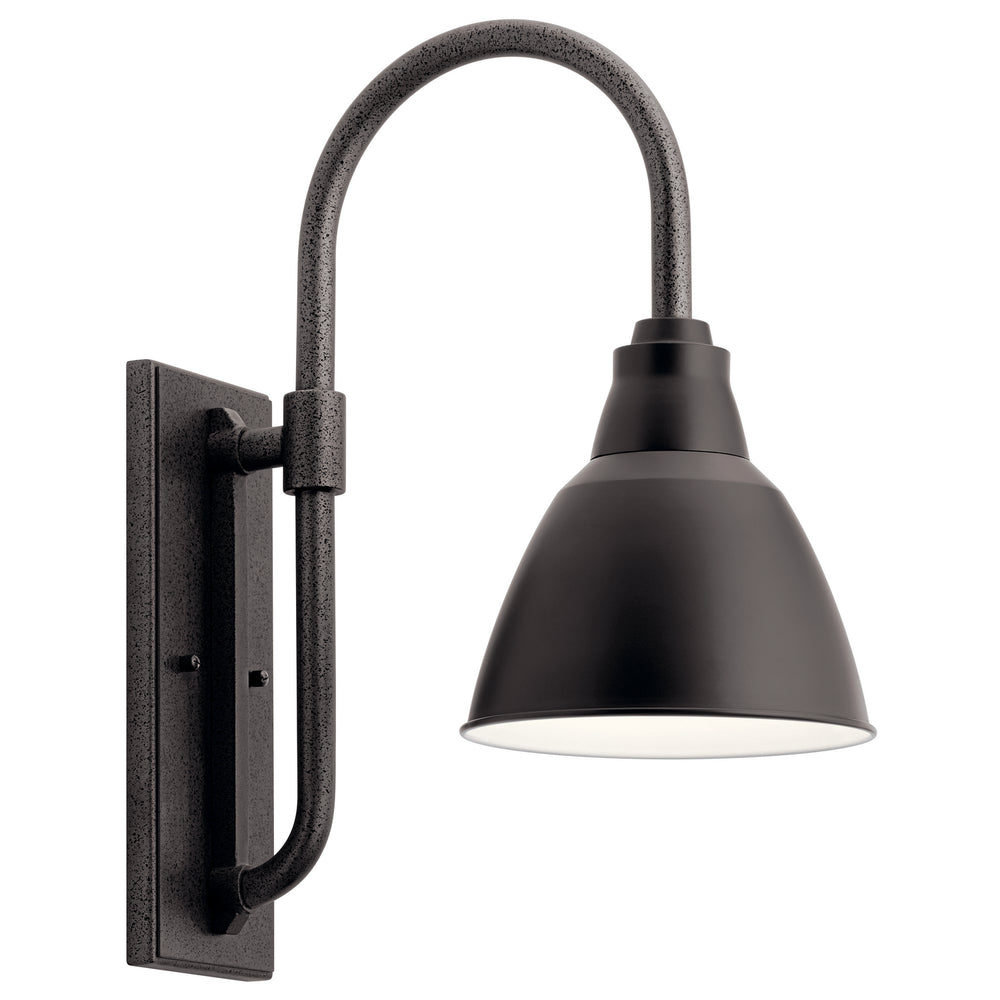 Kichler Canada - One Light Outdoor Wall Mount - Pellinord - Black- Union Lighting Luminaires Decor