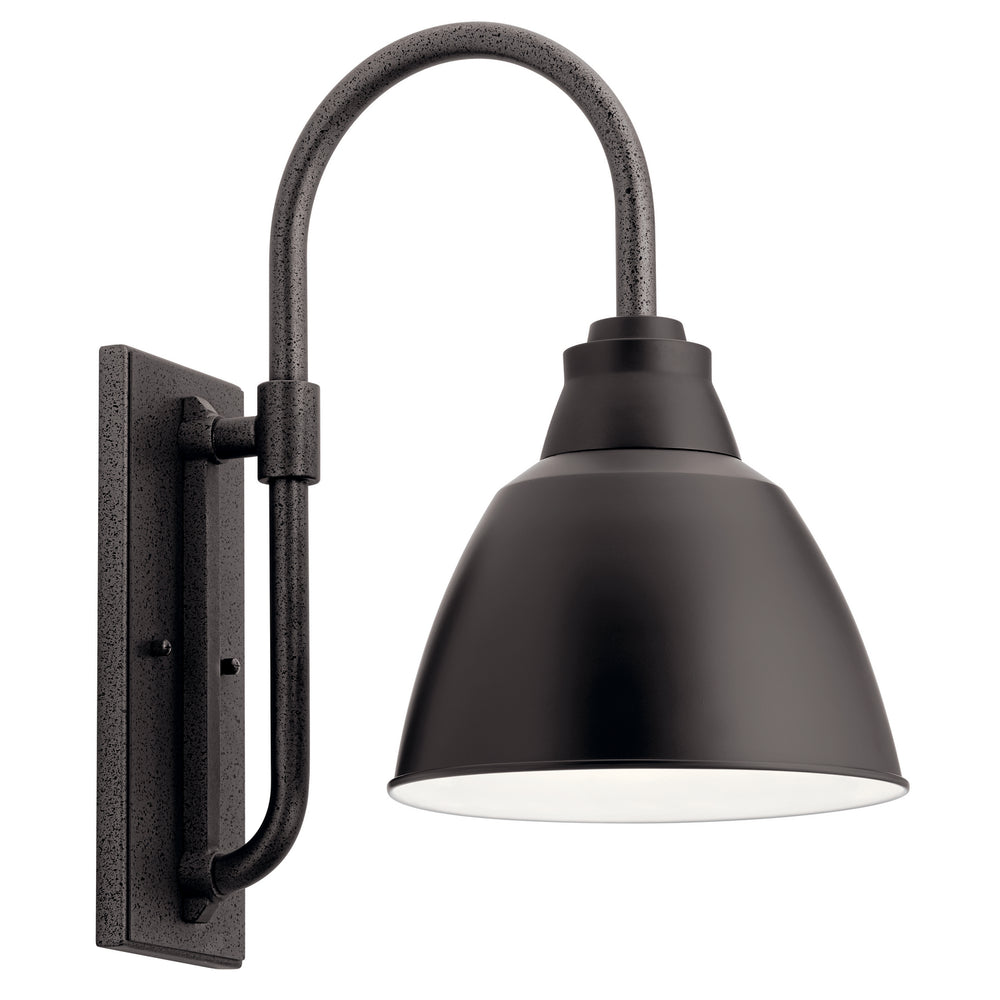 Kichler Canada - One Light Outdoor Wall Mount - Pellinord - Black- Union Lighting Luminaires Decor