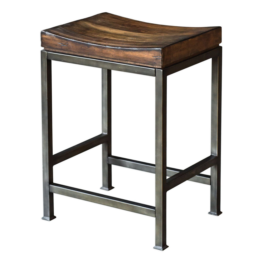 Uttermost - Counter Stool - Beck - Dark Walnut- Union Lighting Luminaires Decor