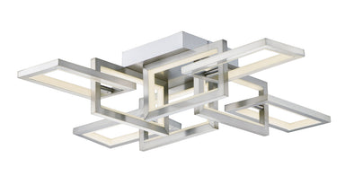 ET2 - LED Flush Mount - Link - Satin Nickel- Union Lighting Luminaires Decor