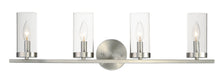 Maxim - Four Light Bath Vanity - Sentinel - Satin Nickel- Union Lighting Luminaires Decor
