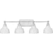 Progress Canada - Four Light Bath - Bramlett - Polished Chrome- Union Lighting Luminaires Decor