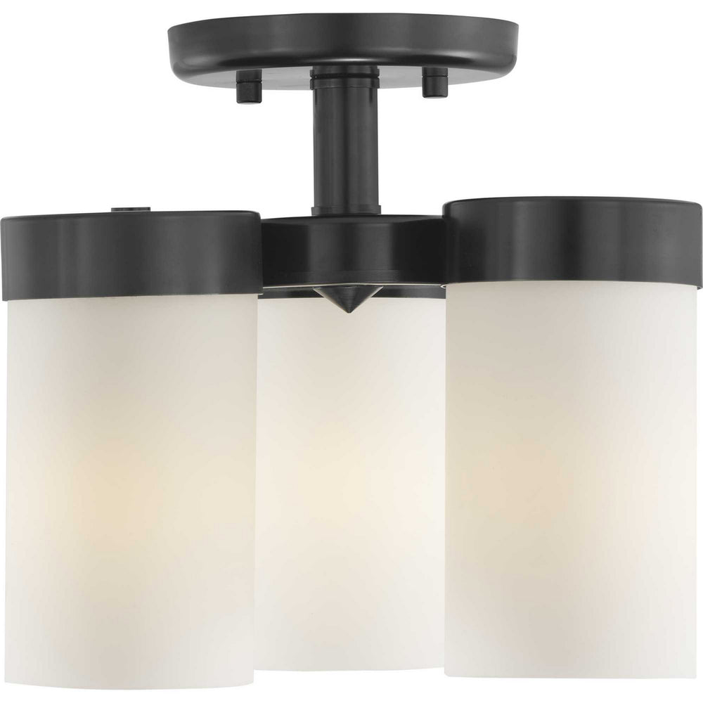 Progress Canada - Three Light Flush Mount - Elevate - Black- Union Lighting Luminaires Decor