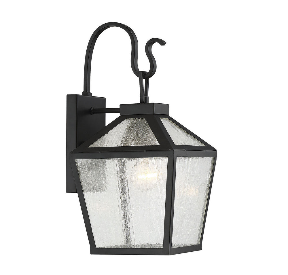 Savoy House - One Light Wall Mount - Woodstock - Black- Union Lighting Luminaires Decor