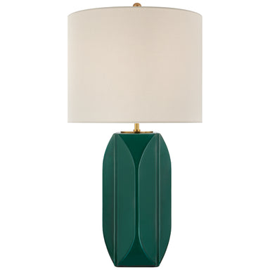 Visual Comfort Signature Canada - One Light Table Lamp - Carmilla - Emerald Crackle- Union Lighting Luminaires Decor