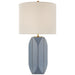Visual Comfort Signature Canada - One Light Table Lamp - Carmilla - Polar Blue Crackle- Union Lighting Luminaires Decor