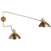 Visual Comfort Signature Canada - Two Light Wall Sconce - Charlton - Hand-Rubbed Antique Brass- Union Lighting Luminaires Decor