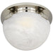 Visual Comfort Signature Canada - LED Flush Mount - Serein - Polished Nickel- Union Lighting Luminaires Decor