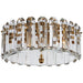 Visual Comfort Signature Canada - Four Light Flush Mount - Bonnington - Hand-Rubbed Antique Brass- Union Lighting Luminaires Decor