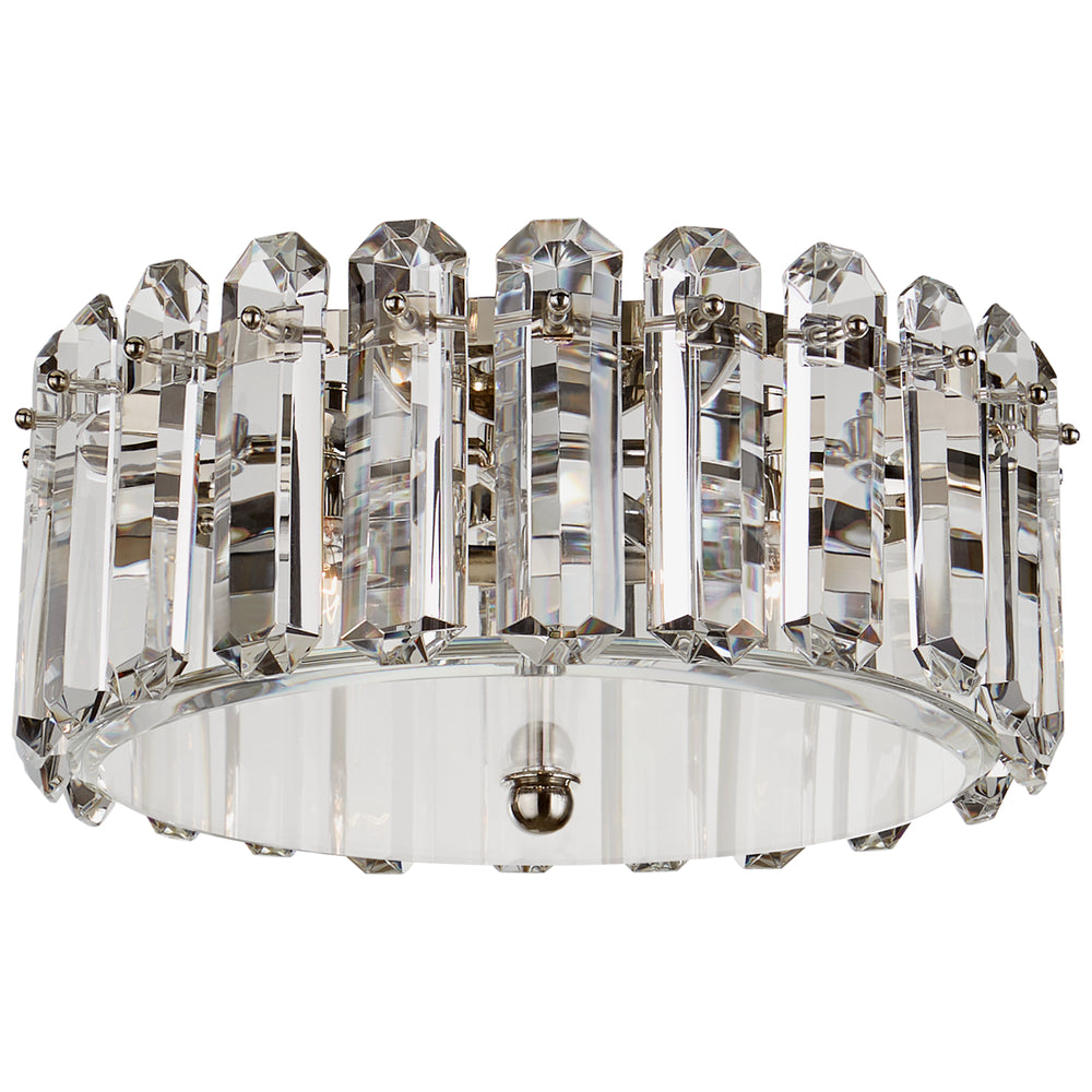 Visual Comfort Signature Canada - Four Light Flush Mount - Bonnington - Polished Nickel- Union Lighting Luminaires Decor