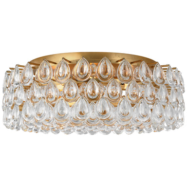 Visual Comfort Signature Canada - Six Light Flush Mount - Liscia - Gild- Union Lighting Luminaires Decor