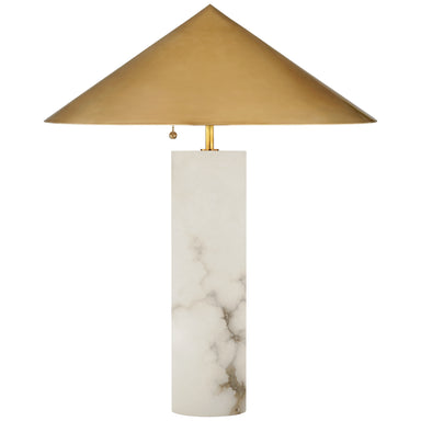Visual Comfort Signature Canada - Three Light Table Lamp - Minimalist - Alabaster- Union Lighting Luminaires Decor