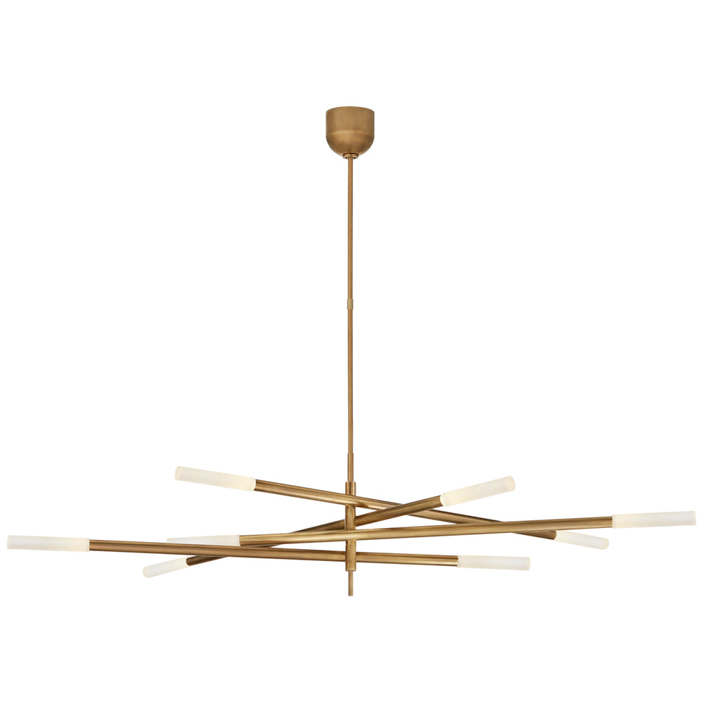 Visual Comfort Signature Canada - LED Chandelier - Rousseau - Antique-Burnished Brass- Union Lighting Luminaires Decor