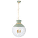 Visual Comfort Signature Canada - Four Light Pendant - Lucia - Celadon and Gild- Union Lighting Luminaires Decor