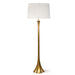 Regina Andrew - One Light Floor Lamp - Lillian - Gold Leaf- Union Lighting Luminaires Decor