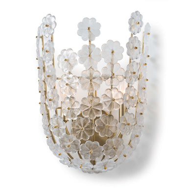 Regina Andrew - Three Light Wall Sconce - Charlotte - Natural Brass- Union Lighting Luminaires Decor