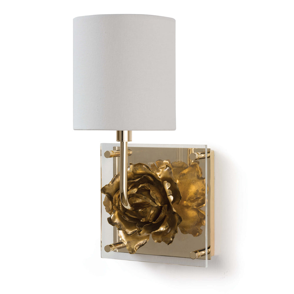 Regina Andrew - One Light Wall Sconce - Adeline - Gold Leaf- Union Lighting Luminaires Decor