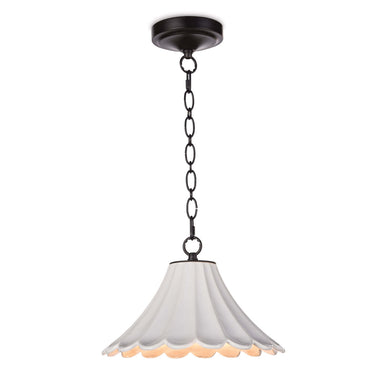Regina Andrew - One Light Pendant - Cally - White- Union Lighting Luminaires Decor