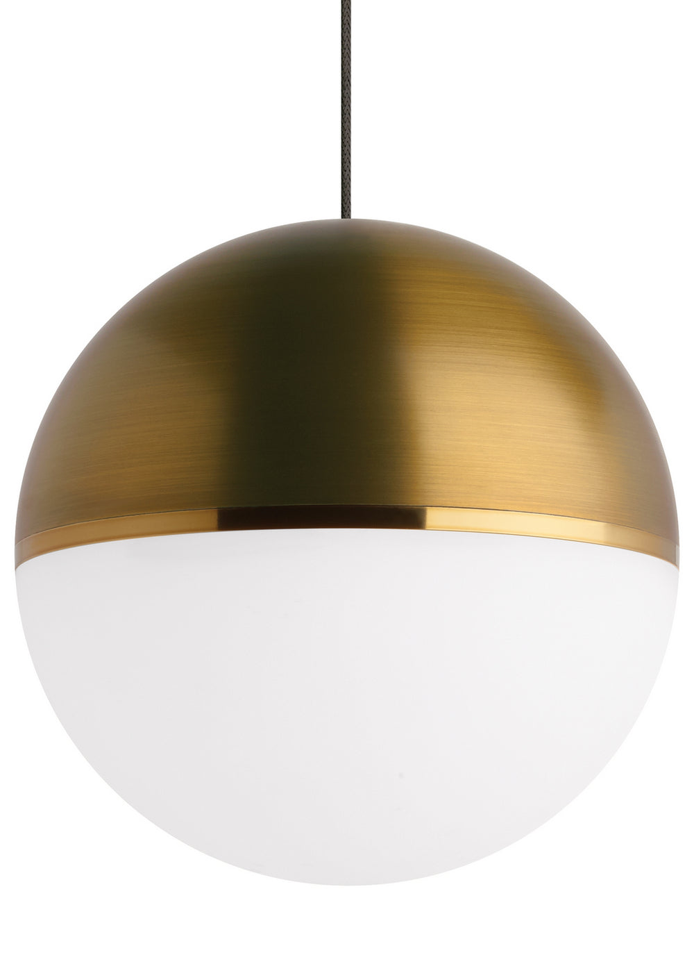 Visual Comfort Modern - One Light Pendant - Akova - Aged Brass- Union Lighting Luminaires Decor