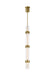 Visual Comfort Modern - LED Pendant - Wit - Aged Brass- Union Lighting Luminaires Decor