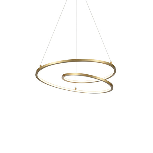 Kuzco Canada - LED Pendant - Twist - Antique Brass- Union Lighting Luminaires Decor