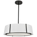 Crystorama - Six Light Chandelier - Fulton - Black- Union Lighting Luminaires Decor