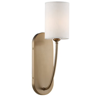 Crystorama - One Light Wall Sconce - Preston - Vibrant Gold- Union Lighting Luminaires Decor