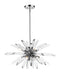 Z-Lite Canada - Eight Light Island Pendant - Burst - Chrome- Union Lighting Luminaires Decor
