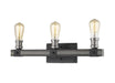 Z-Lite Canada - Three Light Vanity - Kirkland - Ashen Barnboard- Union Lighting Luminaires Decor