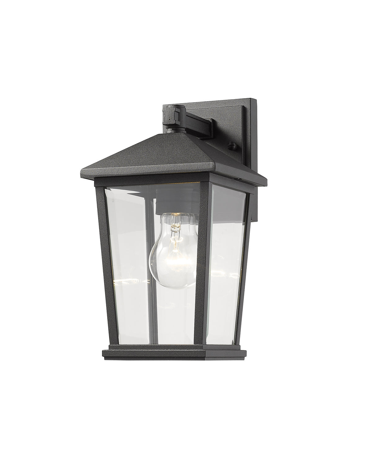 Z-Lite Canada - One Light Outdoor Wall Sconce - Beacon - Black- Union Lighting Luminaires Decor