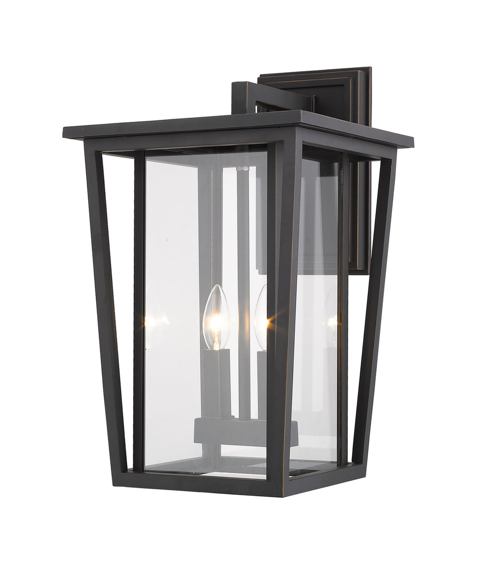 Z-Lite Canada - Two Light Outdoor Wall Sconce - Seoul - Oil Rubbed Bronze- Union Lighting Luminaires Decor