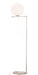 Bethel International Canada - LED Floor Lamp - Satin Nickel- Union Lighting Luminaires Decor