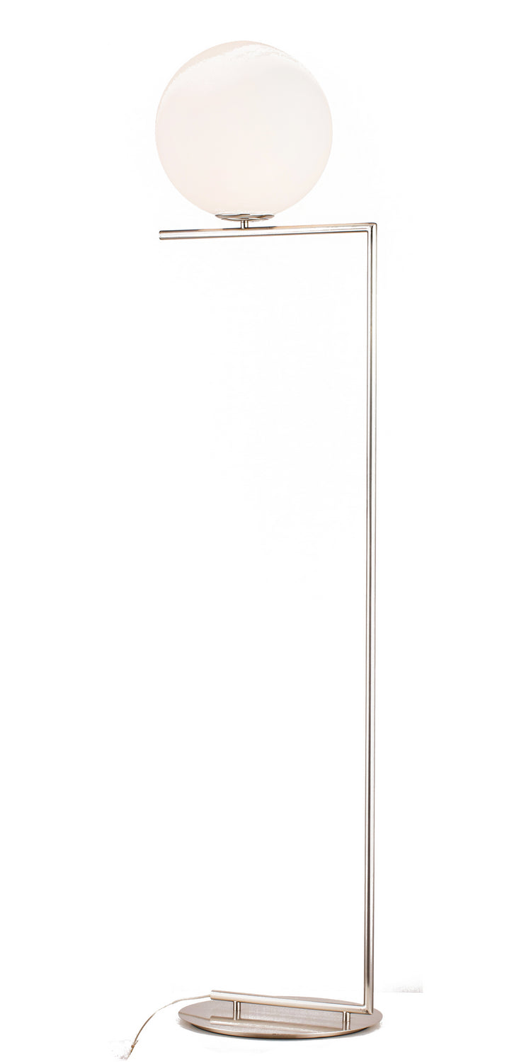 Bethel International Canada - LED Floor Lamp - Satin Nickel- Union Lighting Luminaires Decor