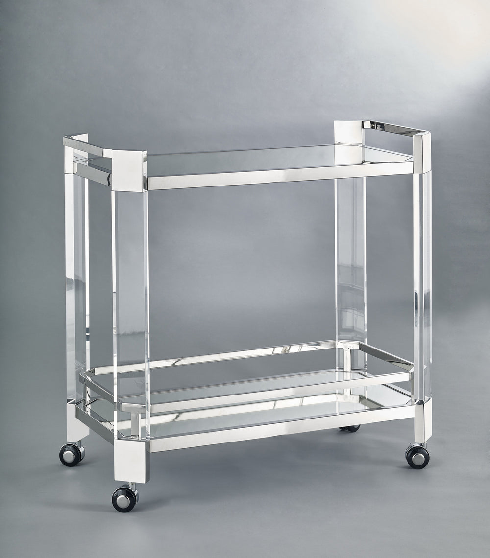 Bethel International Canada - Bar Cart - Polished Nickel- Union Lighting Luminaires Decor