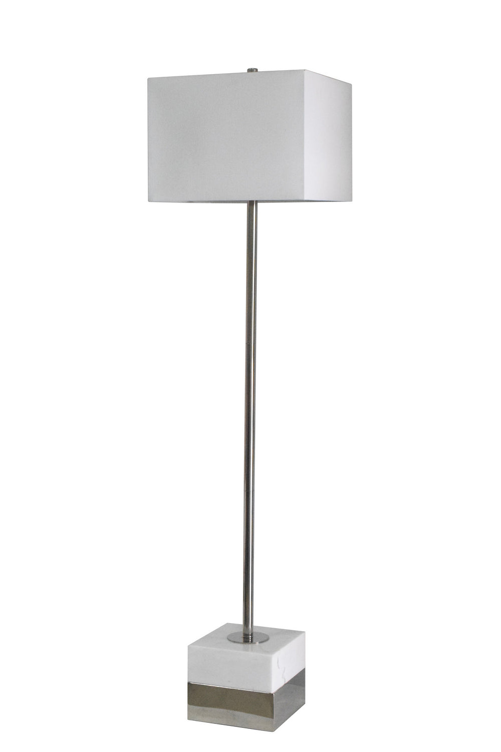 Bethel International Canada - One Light Floor Lamp - Polished Nickel- Union Lighting Luminaires Decor