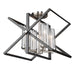 Artcraft Canada - Four Light Semi Flush Mount - Vissini - Matte Black & Polished Nickel- Union Lighting Luminaires Decor