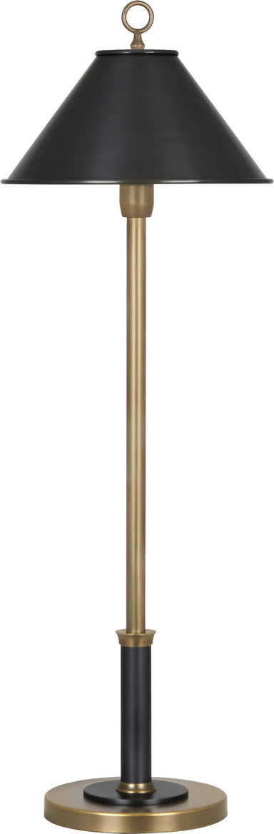 Robert Abbey - One Light Table Lamp - Aaron - Warm Brass w/Deep Patina Bronze- Union Lighting Luminaires Decor