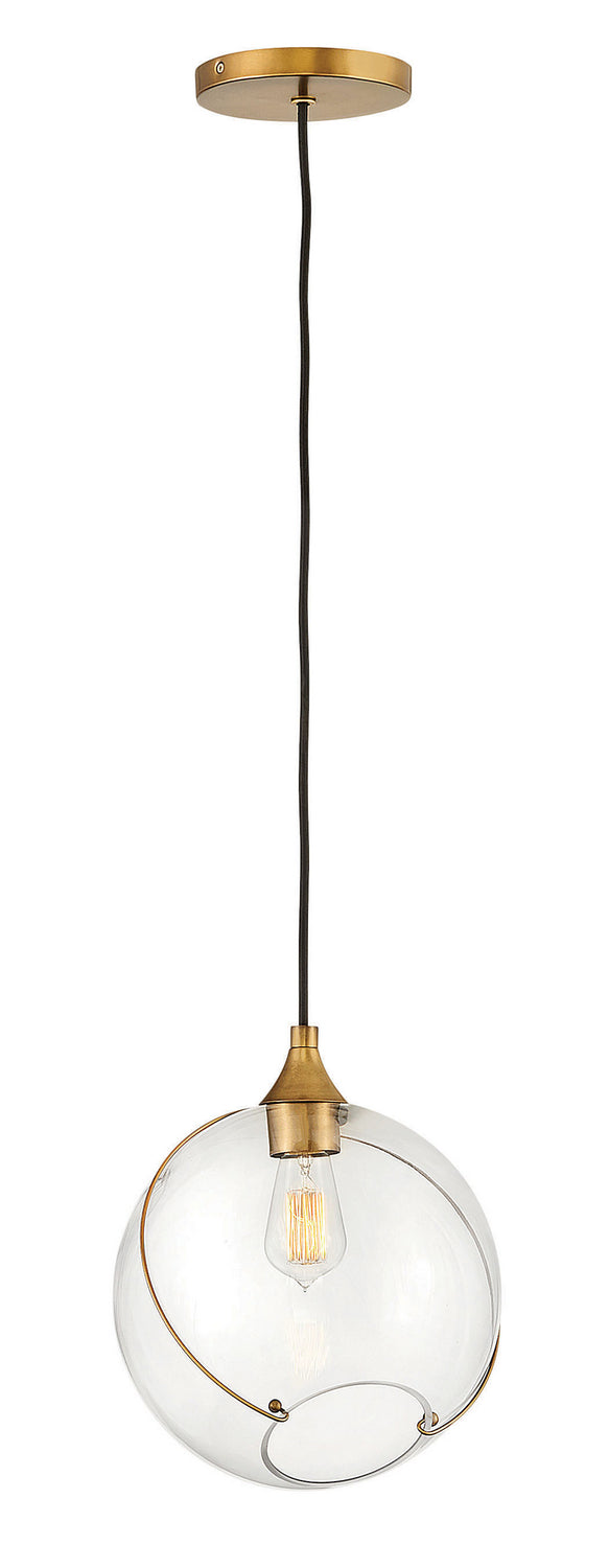 Hinkley Canada - LED Pendant - Skye - Heritage Brass- Union Lighting Luminaires Decor